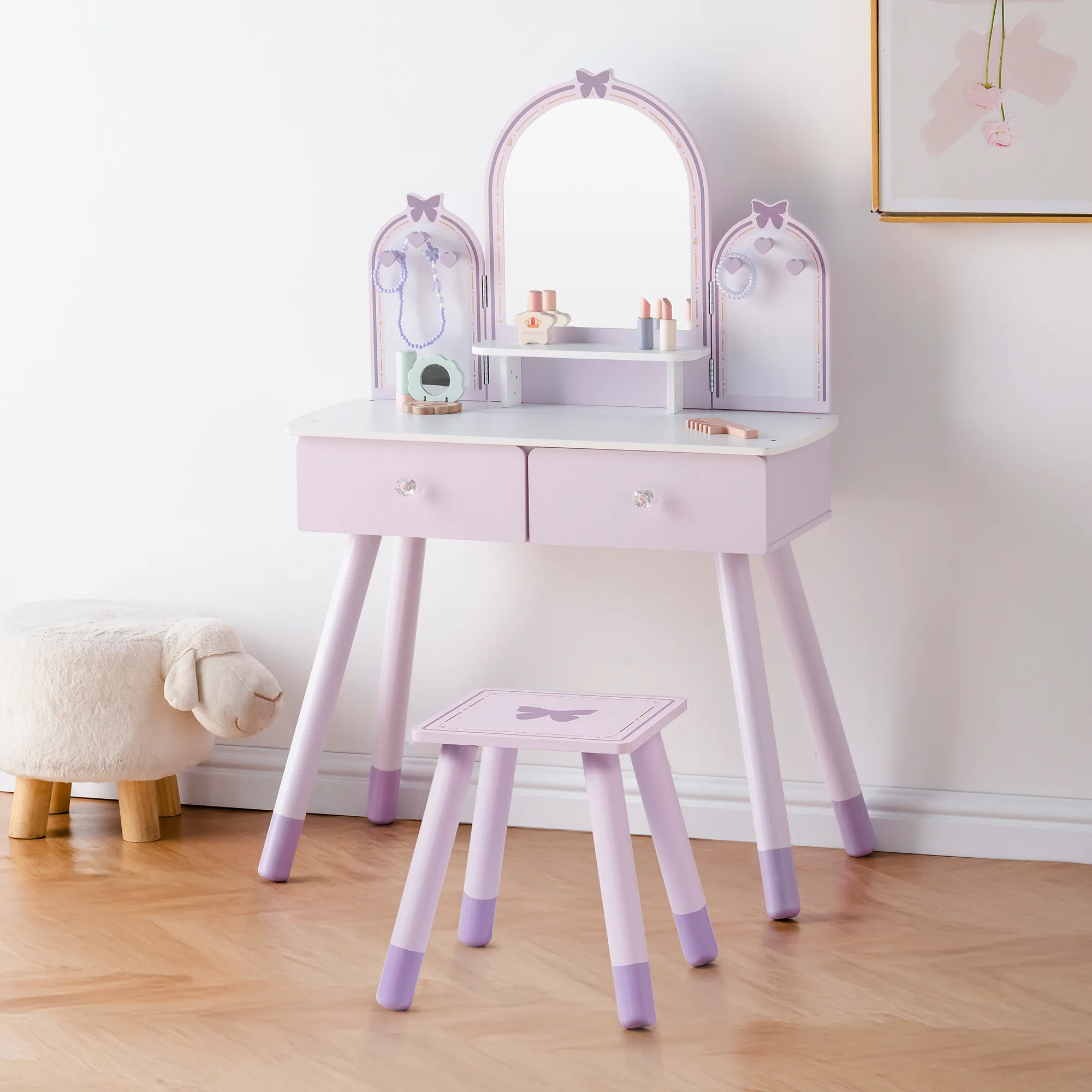 The Purple Butterfly's Dressing Table